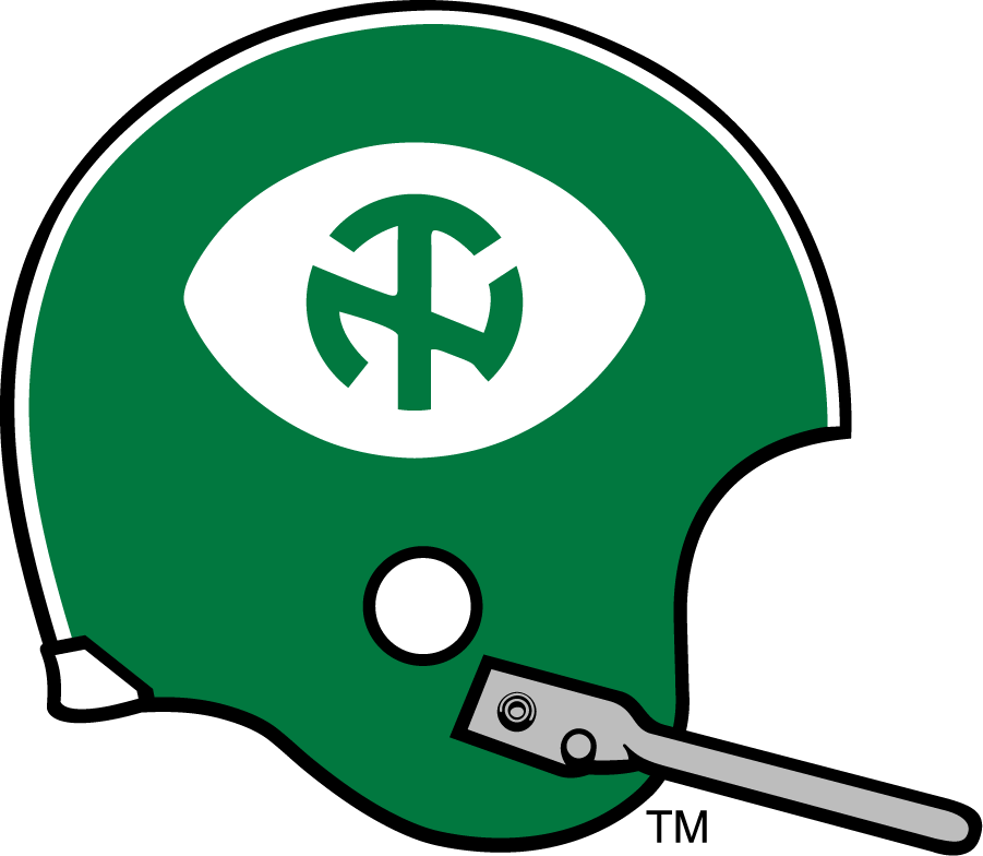 North Texas Mean Green 1968-1971 Helmet diy iron on heat transfer